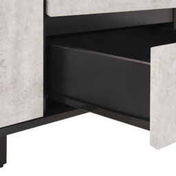 Beliani 2 Door Sideboard Blackpool Grey Concrete Effect - thumbnail 7