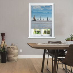 Lister Cartwright Photographic Blackout Roller Blinds For Bedroom Windows - (60 X 140 Cm) - Scenic Sailing - thumbnail 4