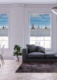 Lister Cartwright Photographic Blackout Roller Blinds For Bedroom Windows - (60 X 140 Cm) - Scenic Sailing - thumbnail 2