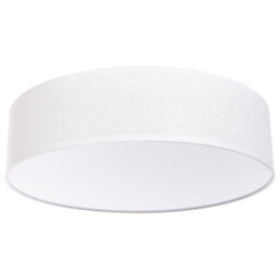 Beliani 60Cm Flush-Mount Ceiling Lamp White Paper Rope Shade Wicker Boho For Living Room And Bedroom - thumbnail 4