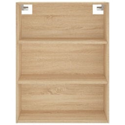 Berkfield Highboard Sonoma Oak 69.5X34X180 Cm Engineered Wood - thumbnail 6