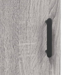 Berkfield Highboard Grey Sonoma 34.5X34X180 Cm Engineered Wood - thumbnail 9