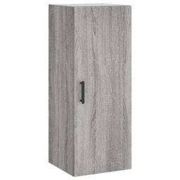 Berkfield Highboard Grey Sonoma 34.5X34X180 Cm Engineered Wood - thumbnail 5
