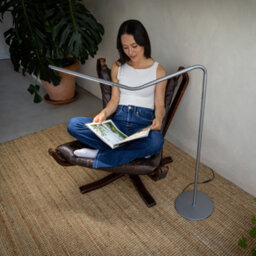 Slimline 4 Ice Grey Premium Daylight Led Floor Lamp For Detailed Work - thumbnail 4