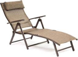 Suntime Havana Sun Lounger In Bronze