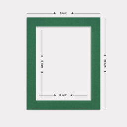 Ak Frames 10X8 Emerald Picture Mounts To Fit 8X6 Aperture Size - Mount Board Only (No Frame Included) - thumbnail 3