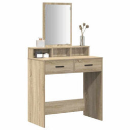 Walplus Dressing Table Sonoma Oak 79 X 41 X 140 Cm Engineered Wood - thumbnail 3