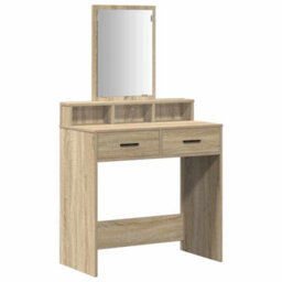 Walplus Dressing Table Sonoma Oak 79 X 41 X 140 Cm Engineered Wood - thumbnail 2