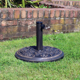 Garden Mile 9Kg Garden Parasol Round Base With Rose Design - thumbnail 3