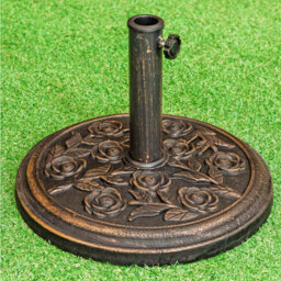 Garden Mile 9Kg Garden Parasol Round Base With Rose Design - thumbnail 5