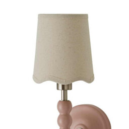 Valuelights Mabel Extra Small Natural Scallop Edge Linen Lamp Shade (D)12Cm - thumbnail 7