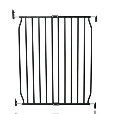 Bettacare Screw Fit Metal Dog Gate, Black, 70Cm - 80Cm - image 1
