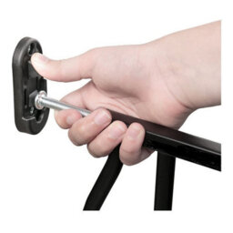 Bettacare Screw Fit Metal Dog Gate, Black, 70Cm - 80Cm - thumbnail 9