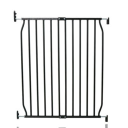 Bettacare Screw Fit Metal Dog Gate, Black, 70Cm - 80Cm