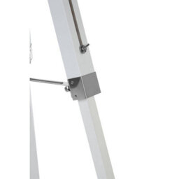 Orsina Minimalist White Wood Tripod Floor Lamp, Industrial-Inspired Lamp With Sturdy Metal Rods, Unique Tall Light - thumbnail 4