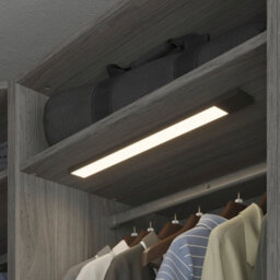 GoodHome Gamboa Black Battery-Powered Led Neutral White Under Cabinet Light Ip20 (L)500mm (W)50mm - thumbnail 1