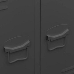 Vidaxl Industrial Wardrobe Anthracite 67X35X107 Cm Steel - thumbnail 9
