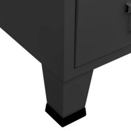 Vidaxl Industrial Wardrobe Anthracite 67X35X107 Cm Steel - thumbnail 7