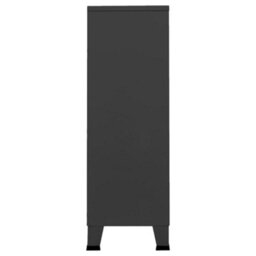 Vidaxl Industrial Wardrobe Anthracite 67X35X107 Cm Steel - thumbnail 4