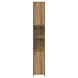 Berkfield Durable 4 Piece Bathroom Furniture Set Artisan Oak Engineered Wood - thumbnail 7