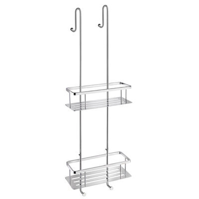 Smedbo Two Tiered Shower Basket Double Soap Caddy /w Hanging Hooks - image 1