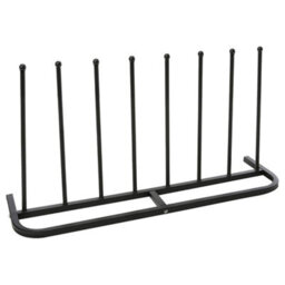 House Of Home 4 Pair Black Boot Rack Shoe Welly Stand Storage Organiser - thumbnail 3