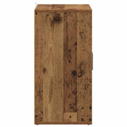 Vidaxl Shoe Cabinet Old Wood 60X35X70 Cm Engineered Wood - thumbnail 6