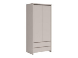 Arte Kaspian Cashmere Retreat 90Cm Double Wardrobe - Soft Neutral Bedroom Sanctuary - thumbnail 1