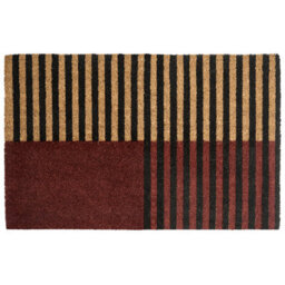 Beliani Doormat Tuksuk Brown/ Beige 50 X 80 Cm Coir - thumbnail 1