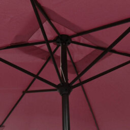 Walplus Garden Parasol With Metal Pole 300X200 Cm Bordeaux Red - thumbnail 5