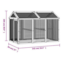Walplus Run Box Brown 141X94X104 Cm Solid Wood Pine - thumbnail 7