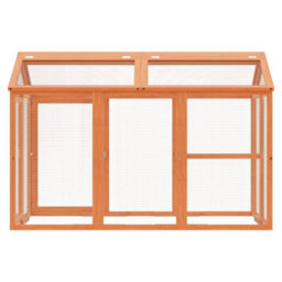 Walplus Run Box Brown 141X94X104 Cm Solid Wood Pine - thumbnail 3