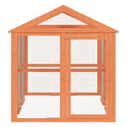Walplus Run Box Brown 141X94X104 Cm Solid Wood Pine - thumbnail 5