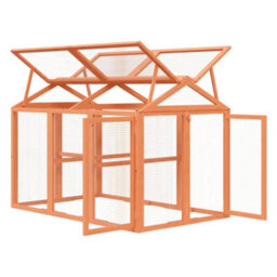 Walplus Run Box Brown 141X94X104 Cm Solid Wood Pine - thumbnail 4