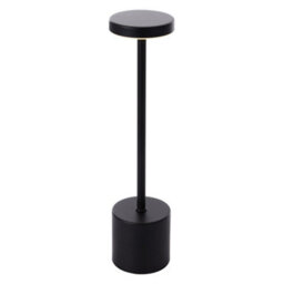 Darphe Nordic Style Black Metal Bedside Lamp, Usb Charging, 3 Adjustable Light Colors - thumbnail 4