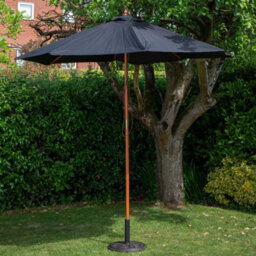 Samuel Alexander Rydal 2 Seater Wooden Love Seat & 2.7M Black Parasol Set - thumbnail 9