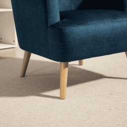 Home Source Arta Fabric Dark Blue Upholstered Accent Occasional Armchair - thumbnail 6