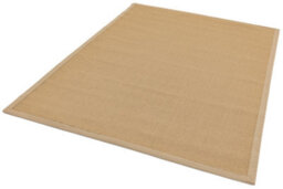 Modern Bordered Rug, Natural Fibres Rug For Living Room, Plain Bedroom Rug, 4mm Thick Easy To Clean Rug-160Cm X 230Cm - thumbnail 2