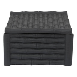 Orsina Hiba Large Black Finish Bamboo Effect Trinket Box - thumbnail 4