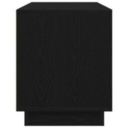 Berkfield Tv Cabinet With Led Lights Black Oak 100X41X50 Cm - thumbnail 8