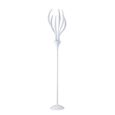 Luminosa Lighting Luminosa Llamas Floor Lamp 6 Light G4, Gloss White, Not Led/cfl Compatible - image 1