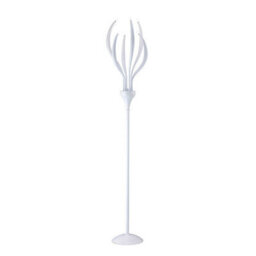 Luminosa Lighting Luminosa Llamas Floor Lamp 6 Light G4, Gloss White, Not Led/cfl Compatible