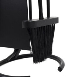 Charles Bentley Cedar Fireside Companion Set With Poker Tongs Coal Shovel Brush Tool Stand Iron - thumbnail 6