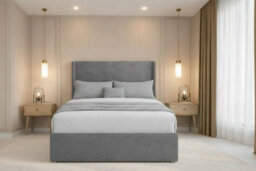 "Nexus Portofino Plush Divan, Steel, 54"" Winged Hb, 2 Drawers Foot-End, Open Coil Mattress, Super King" - thumbnail 3