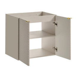 Heze Furniture Viva Bathroom Cabinet 60Cm With Doors And Worktop - Cashmere - thumbnail 2