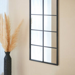 Charles Bentley Bern Arch Mirror In Black Weather Resistant - thumbnail 6