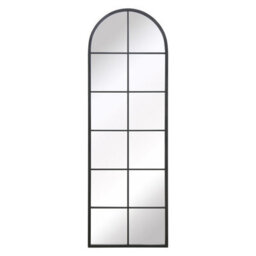Charles Bentley Bern Arch Mirror In Black Weather Resistant - thumbnail 7