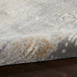 Grey Beige Rug, 8mm Thickness Anti-Shed Abstract Rug, Easy To Clean Modern Rug For Bedroom, & Dining Room-69 X 221Cm (Runner) - thumbnail 5