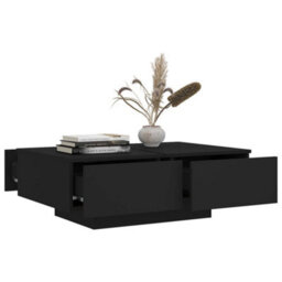 Walplus Coffee Table Black 90X60X31 Cm Engineered Wood - thumbnail 6