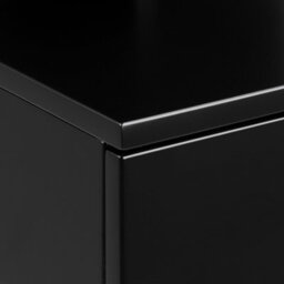 Furniture To Go Ashlan Bedside Table With 1 Drawer In Black - thumbnail 8